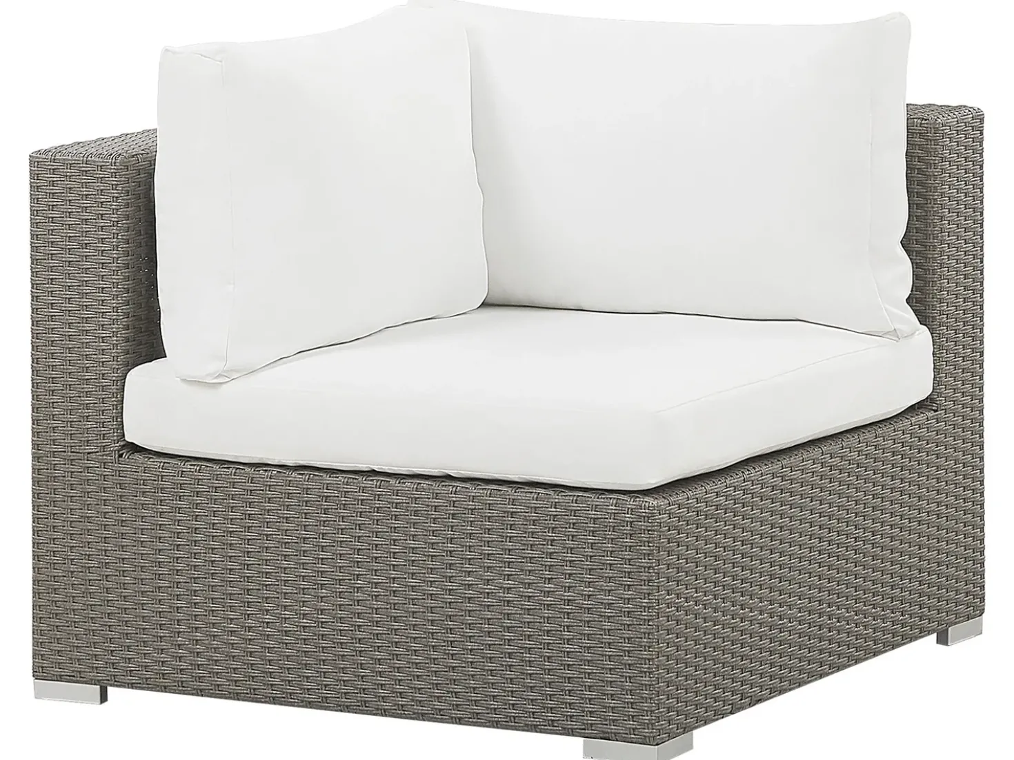 Set da giardino con tavolo 8 posti MAESTRO Modulare Rattan sintetico (PE) Tortora