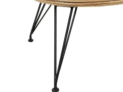 Set da giardino con tavolo 4 posti MARATEA/CESENATICO Rattan Naturale