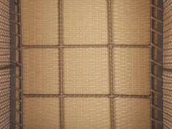 Set da giardino con tavolo 5 posti COCCOLIA Modulare Rattan sintetico (PE) Beige