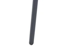 Set da giardino con tavolo 4 posti USTICA Metallo Nero