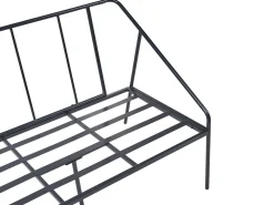 Set da giardino con tavolo 4 posti USTICA Metallo Nero