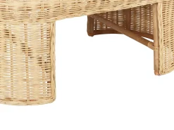 Set da giardino con tavolo 5 posti LIVADEIA Rattan Naturale
