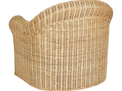 Set da giardino con tavolo 5 posti LIVADEIA Rattan Naturale