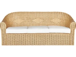 Set da giardino con tavolo 5 posti LIVADEIA Rattan Naturale