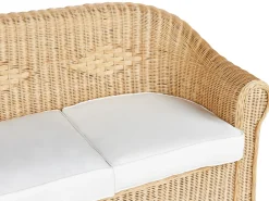 Set da giardino con tavolo 5 posti LIVADEIA Rattan Naturale
