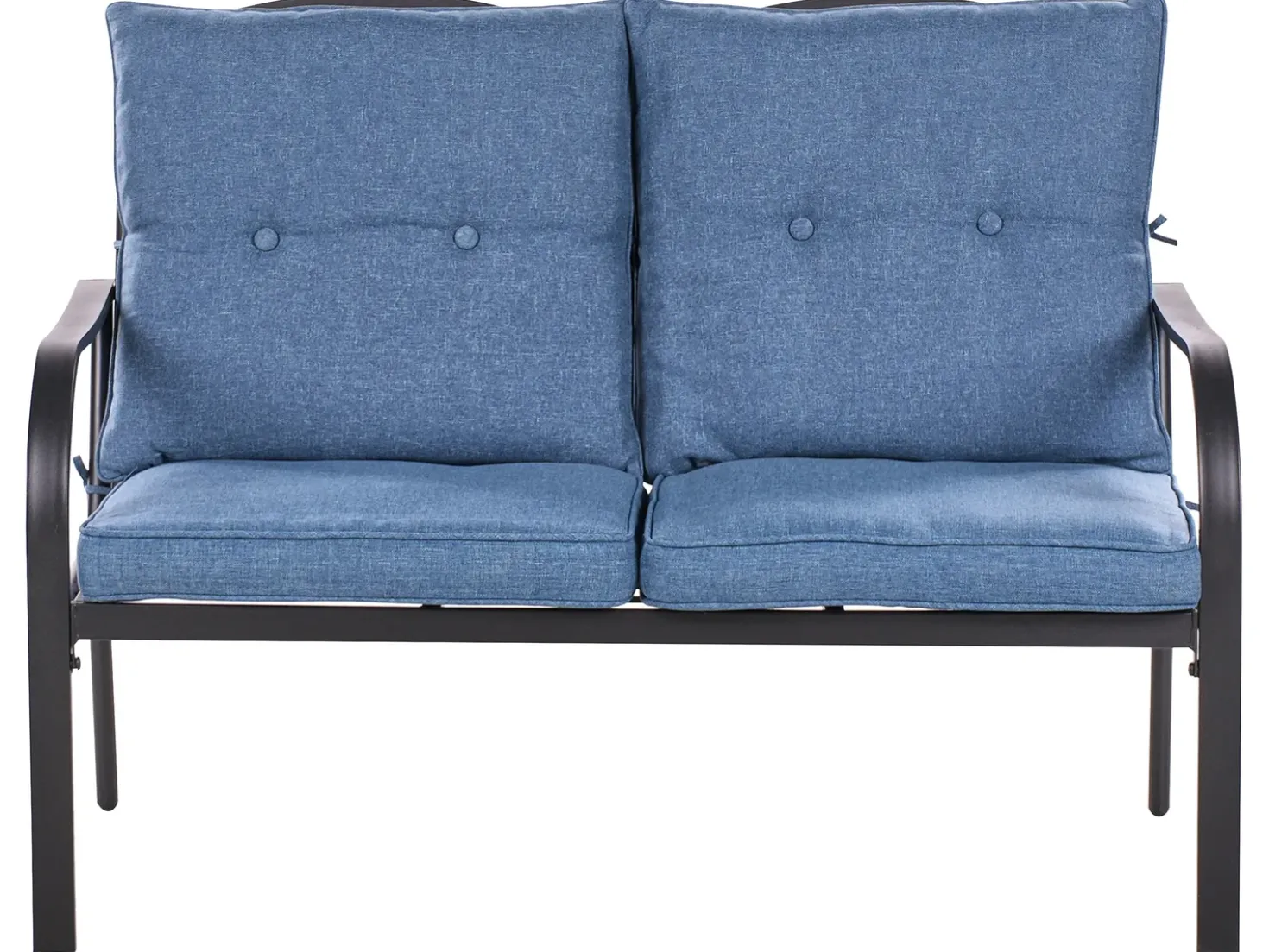 Set da giardino con tavolo 4 posti MESTRINO Metallo Blu