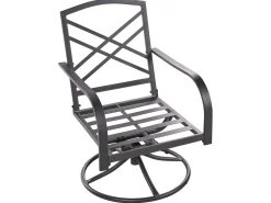 Set da giardino con tavolo 4 posti MESTRINO Metallo Blu