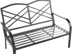 Set da giardino con tavolo 4 posti MESTRINO Metallo Blu