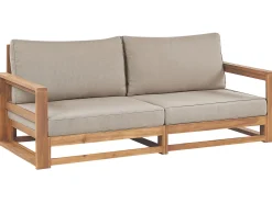Set da giardino con tavolo 5 posti TIMOR Modulare Legno di acacia certificato Marrone chiaro