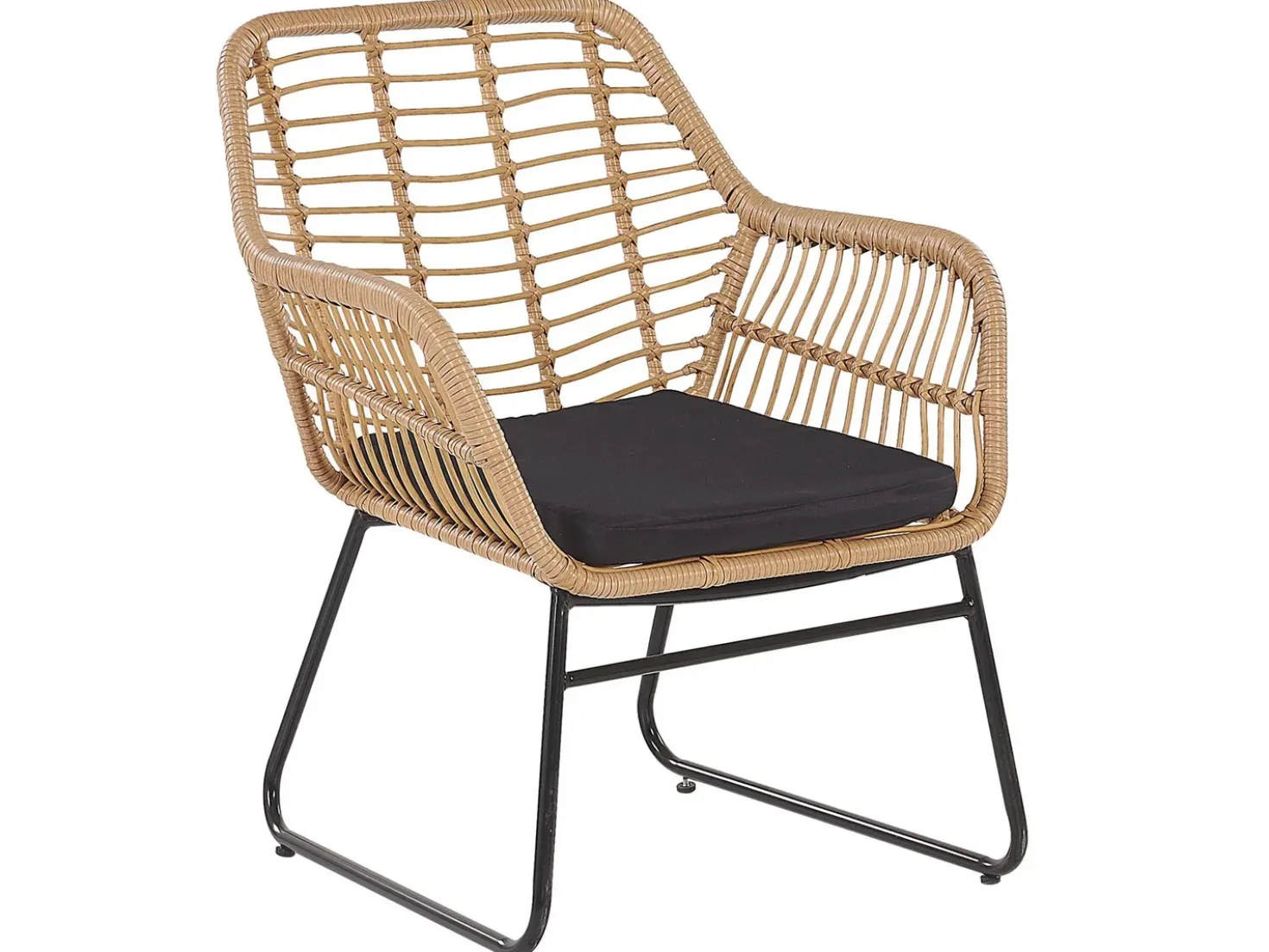 Set da giardino con tavolo 4 posti MINORI Rattan sintetico (PE) Beige