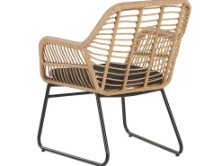 Set da giardino con tavolo 4 posti MINORI Rattan sintetico (PE) Beige