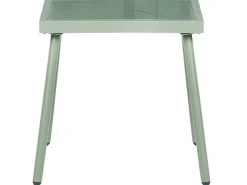 Set da giardino con tavolo 2 posti MOLVENO Metallo Beige/Verde