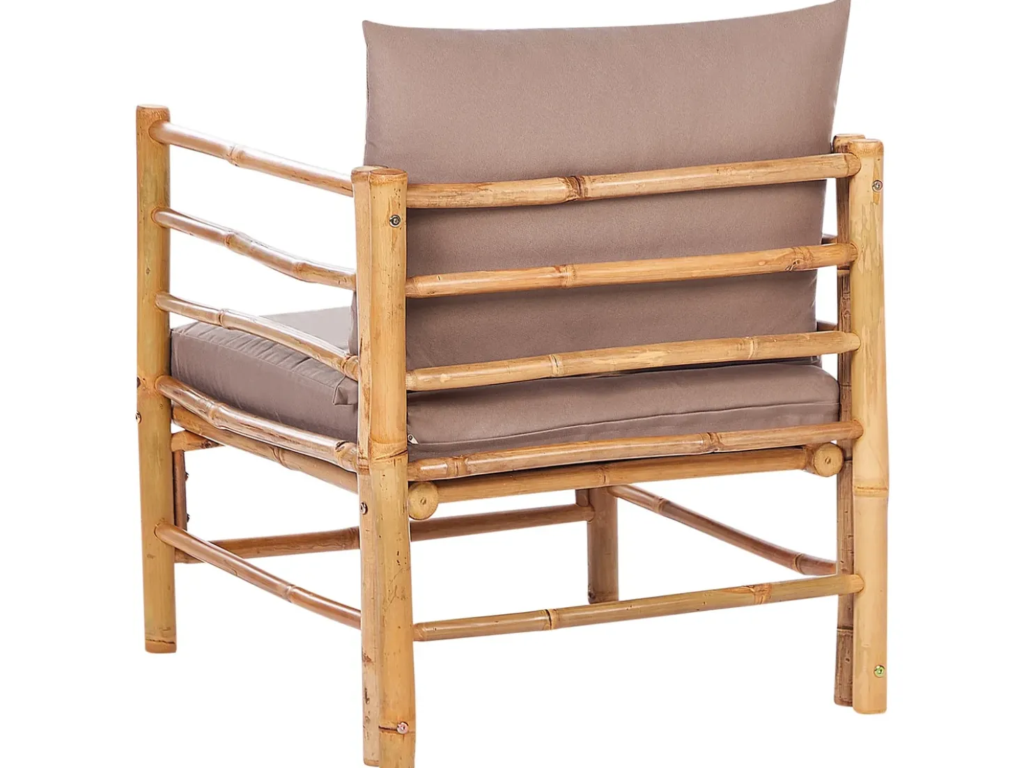 Set da giardino con tavolo 5 posti CERRETO Bambù Tortora