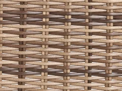 Set da giardino con tavolo 5 posti VITTORIA XL Rattan sintetico (PE) Verde oliva