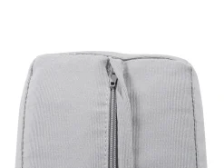 Set da giardino con tavolo 4 posti SALERNO Metallo Grigio chiaro