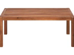 Set da giardino con tavolo 4 posti ANTRIA Legno d'acacia Beige