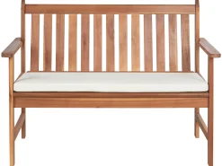 Set da giardino con tavolo 4 posti ALTIDONA Legno d'acacia Bianco sporco