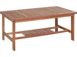 Set da giardino con tavolo 4 posti ALTIDONA Legno d'acacia Bianco sporco