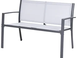 Set da giardino con tavolo 4 posti TAVOLETO Metallo Grigio