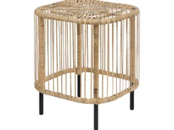 Set da giardino con tavolo 4 posti MARATEA/CESENATICO Rattan Naturale