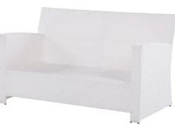 Set da giardino con tavolo 4 posti MARINO Rattan sintetico (PE) Bianco
