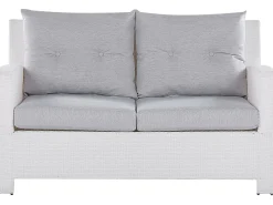 Set da giardino con tavolo 4 posti MARINO Rattan sintetico (PE) Bianco