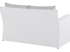 Set da giardino con tavolo 4 posti MARINO Rattan sintetico (PE) Bianco
