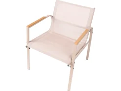 Set da giardino con tavolo 4 posti LEDRO Metallo Beige