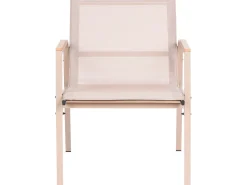 Set da giardino con tavolo 4 posti LEDRO Metallo Beige