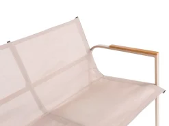 Set da giardino con tavolo 4 posti LEDRO Metallo Beige