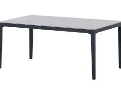 Set da giardino con tavolo 4 posti SCIACCA Metallo Grigio
