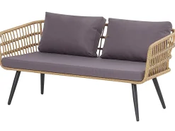 Set da giardino con tavolo 4 posti FOBELLO Rattan sintetico (PE) Beige