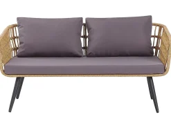 Set da giardino con tavolo 4 posti FOBELLO Rattan sintetico (PE) Beige