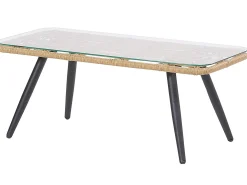 Set da giardino con tavolo 4 posti FOBELLO Rattan sintetico (PE) Beige