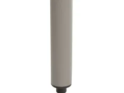 Set da giardino con tavolo 2 posti TERRACINA Metallo Grigio chiaro