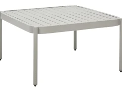 Set da giardino con tavolo 2 posti TERRACINA Metallo Grigio chiaro