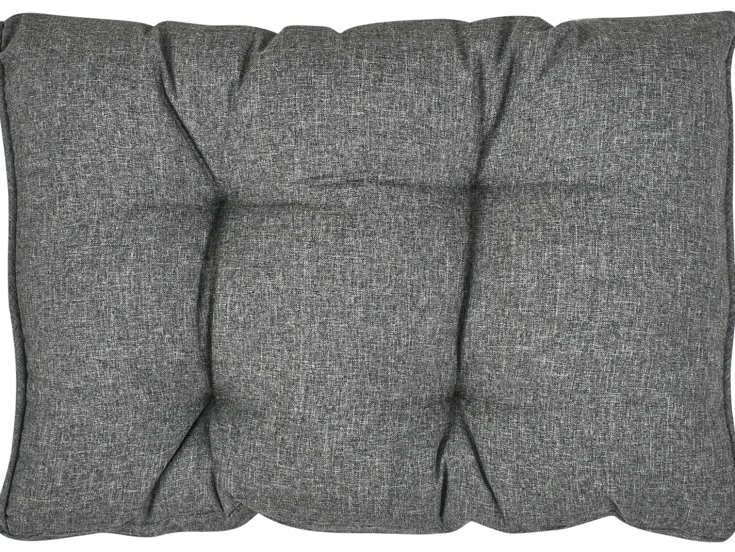 Set da giardino con tavolo 8 posti VITERBO con cuscini Rattan sintetico (PE) Grigio