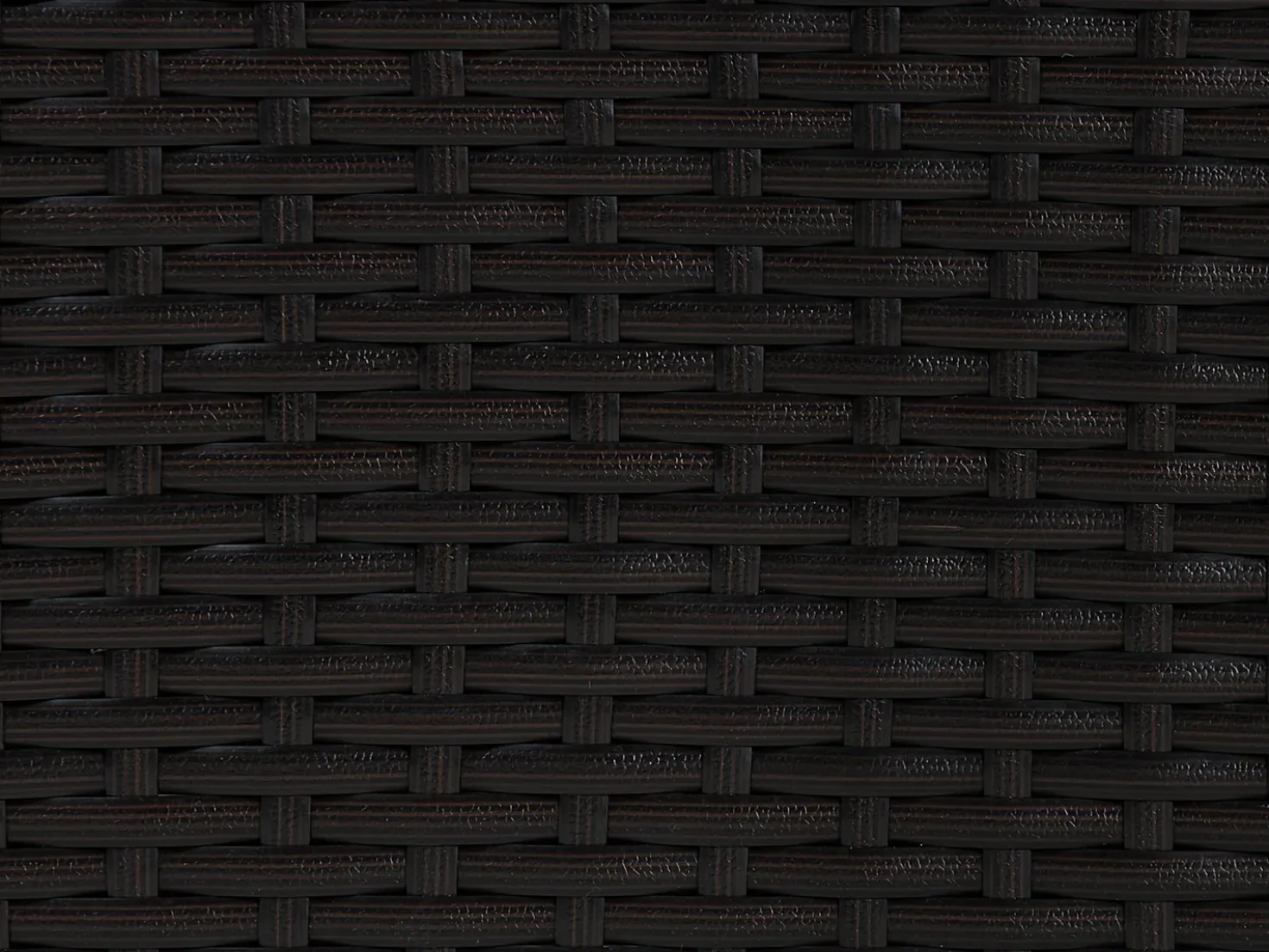 Set da giardino con tavolo 8 posti XXL Lato destro Modulare Rattan sintetico (PE) Marrone scuro