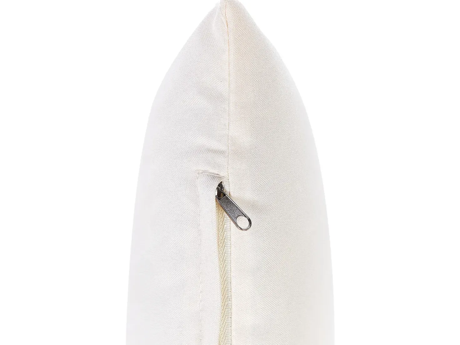 Set da giardino con tavolo 6 posti CERRETO Lato Sinistro Bambù Bianco sporco