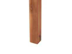 Set da giardino con tavolo 4 posti ANTRIA Legno d'acacia Nero