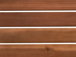 Set da giardino con tavolo 4 posti ANTRIA Legno d'acacia Nero