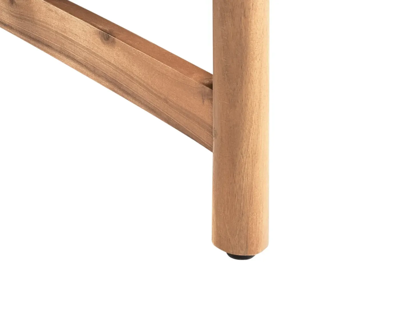 Set da giardino con tavolo 4 posti GIAVENO Legno d'acacia Bianco sporco