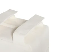 Set da giardino con tavolo 4 posti GIAVENO Legno d'acacia Bianco sporco