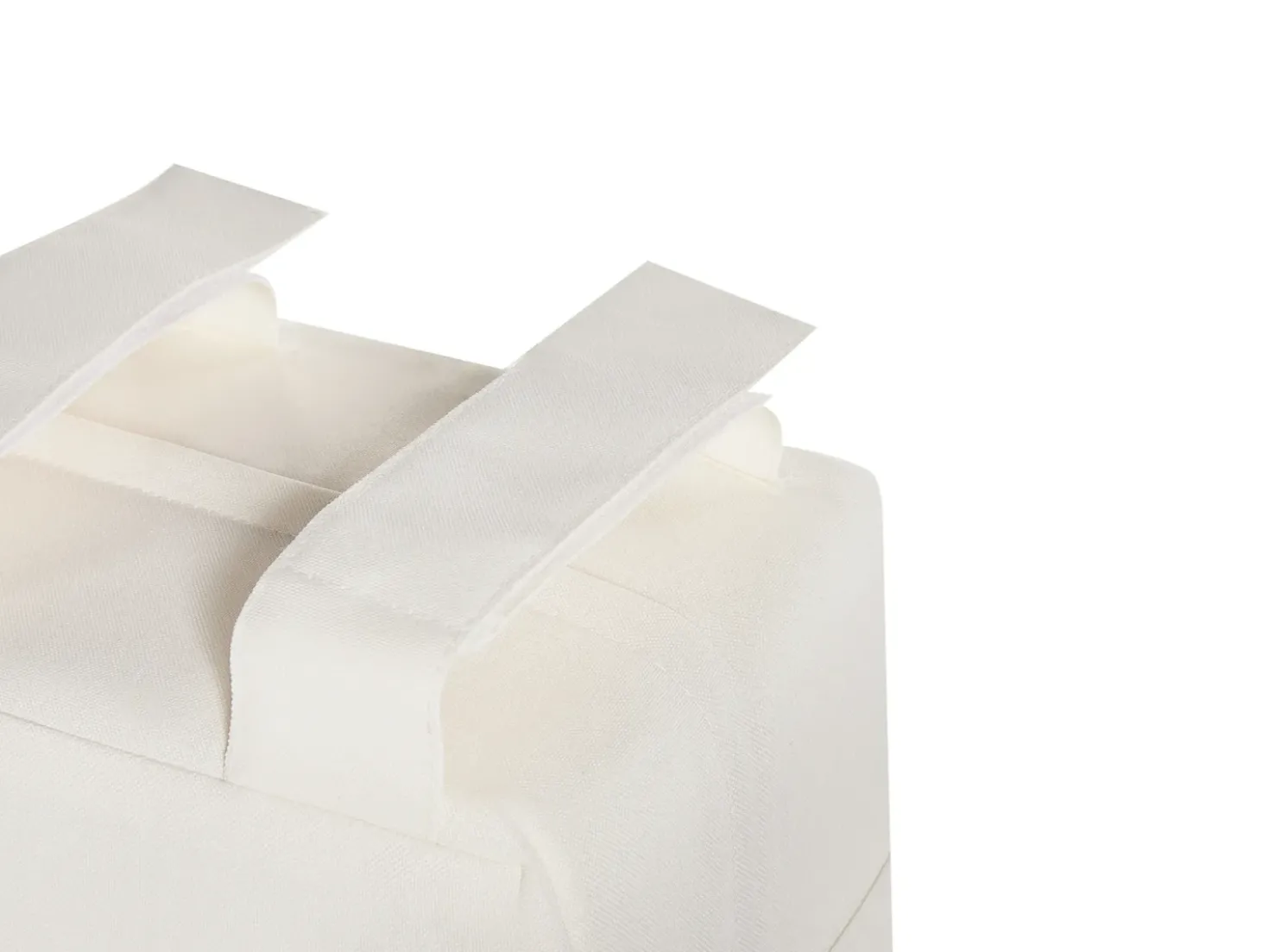 Set da giardino con tavolo 4 posti GIAVENO Legno d'acacia Bianco sporco