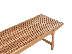 Set da giardino con tavolo 4 posti GIAVENO Legno d'acacia Bianco sporco