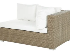 Set da giardino con tavolo 8 posti MAESTRO Modulare Rattan sintetico (PE) Marrone chiaro