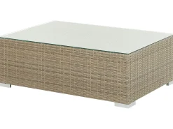 Set da giardino con tavolo 8 posti MAESTRO Modulare Rattan sintetico (PE) Marrone chiaro