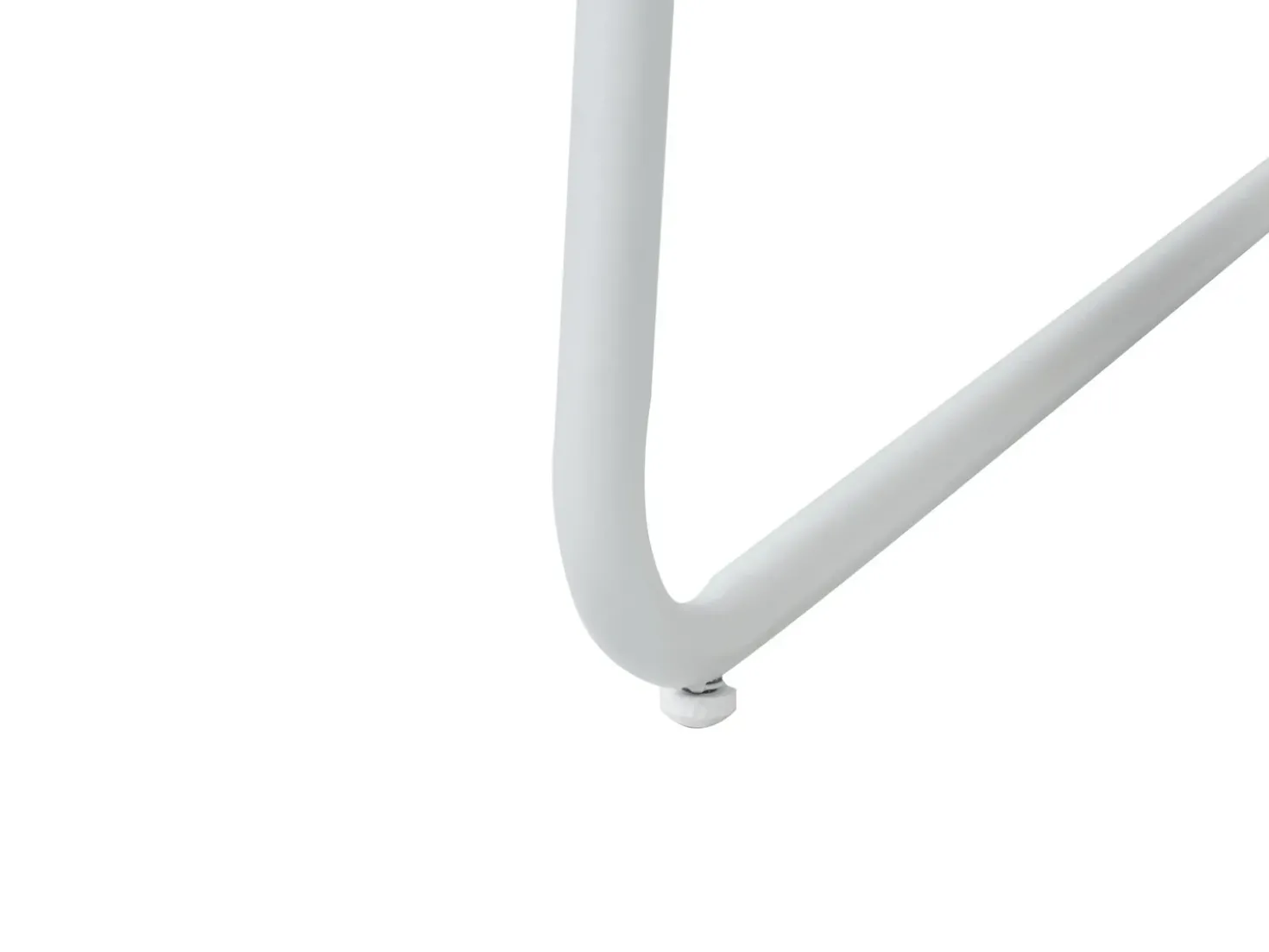 Set da giardino con tavolo 4 posti POMONTE Metallo Bianco