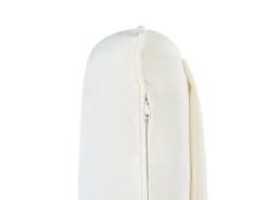 Set da giardino con tavolo 4 posti FRASCATI Modulare Legno di acacia certificato Bianco sporco