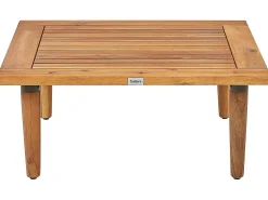 Set da giardino con tavolo 4 posti FRASCATI Modulare Legno di acacia certificato Bianco sporco